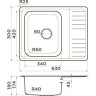 Мойка OMOIKIRI SAGAMI 63-IN-L нерж.сталь/нержавеющая сталь 4993448