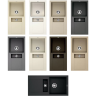 Мойка OMOIKIRI SAKAIME 86-2-BL Tetogranit/черный 4993117