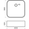 Раковина OMOIKIRI JUNE-OC Natceramic/ocean 4972075